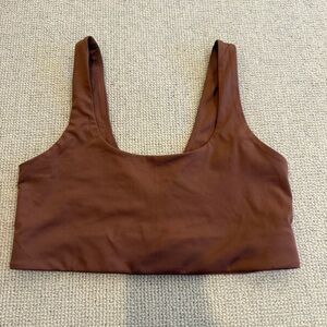 Girlfriend Collective Rust Brown Bra